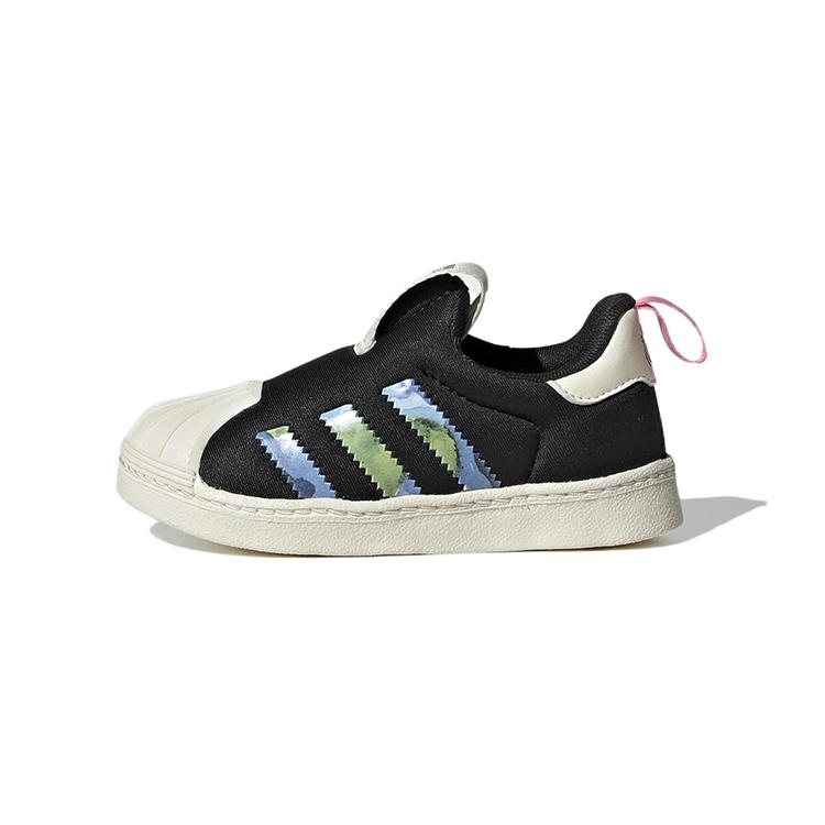 André Saraiva x Adidas Originals SUPERSTAR 360 Abrasion Resistant Breathable Low top Toddler Shoes Black GY9154 21