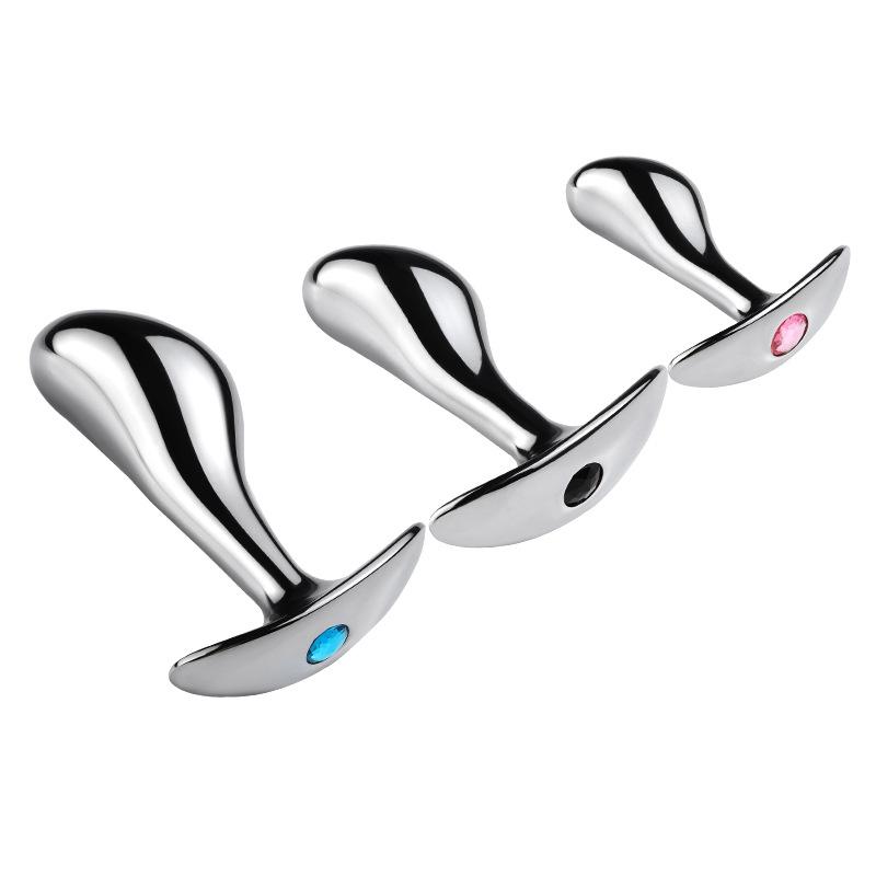 Metal Anal Plug P Spot Stimulator Prostate Massager Butt Plug Wearable Sex Toys for Men and Women Dropshiping