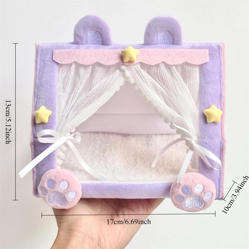 

Doll Tent Bed Bed Creative Toy Ornament for Indoor Desktop Decoration and Doll Accessories Home Play Supplies