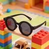 Newborn UV Protection Polarized Sunglasses, Round Frame, Soft Silicone, Ages 0-3.