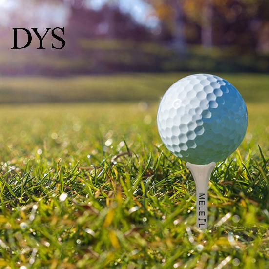 Tee for Reducing Ball Rotation 50Pcs Plastic Golf Tees Three-head Design Professional Reduce Friction Serving Pins Performance-enhancing 38/6983mm