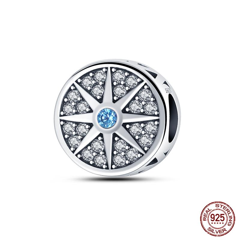 100% Real Copper Classic Devil'S Eye Charms Beads For Women Fit Original Qikaola Bracelets Fine Diy Jewelry Making