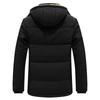 Winter Men's Fleece Warm Jacket Men Cotton Thick Thermal Hooded Coats Men Outdoor Windbreaker Padded Jackets Clothing Plus Size