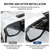 2PCS Transparent Car Rearview Mirror Rain Eyebrow Visor Cover for Chevrolet Cruze Captiva Trax Malibu Tahoe Equinox Sail Aveo