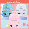 Unicorn Girl Plush Backpack For Preschoolers With Animal Pattern For Toddlers