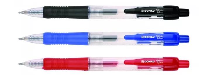Donau Black Gelclick Automatic Gel Pen 0.5 Mm