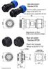 Weipu SP17 Series 2-9 Pin IP68 Waterproof Aviation Plug Connector