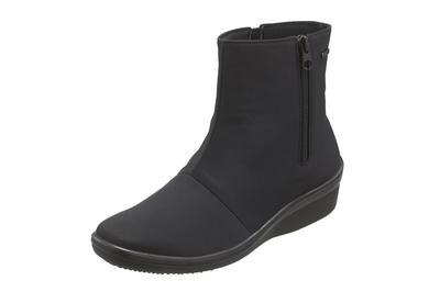 Pansy 4811 Rain Step Waterproof Size Black Women's Boots, 3E, Zippered, 24.0cm,