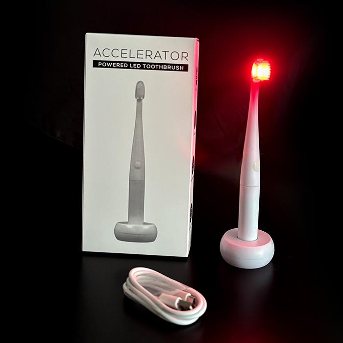 In Stock Red Light TherapyTeeth LED Toothbrush Direct Factory Custom Logo Gum Care белый