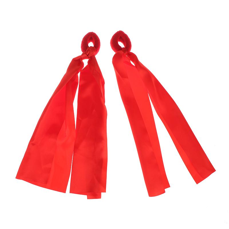 Kinder Rotes Handgelenksband Mannschaftssportarten Pompom Cheerleading Großes Spiel Pom Club Tanzrequisiten Elastisches Armband mit Elastischer Schnur