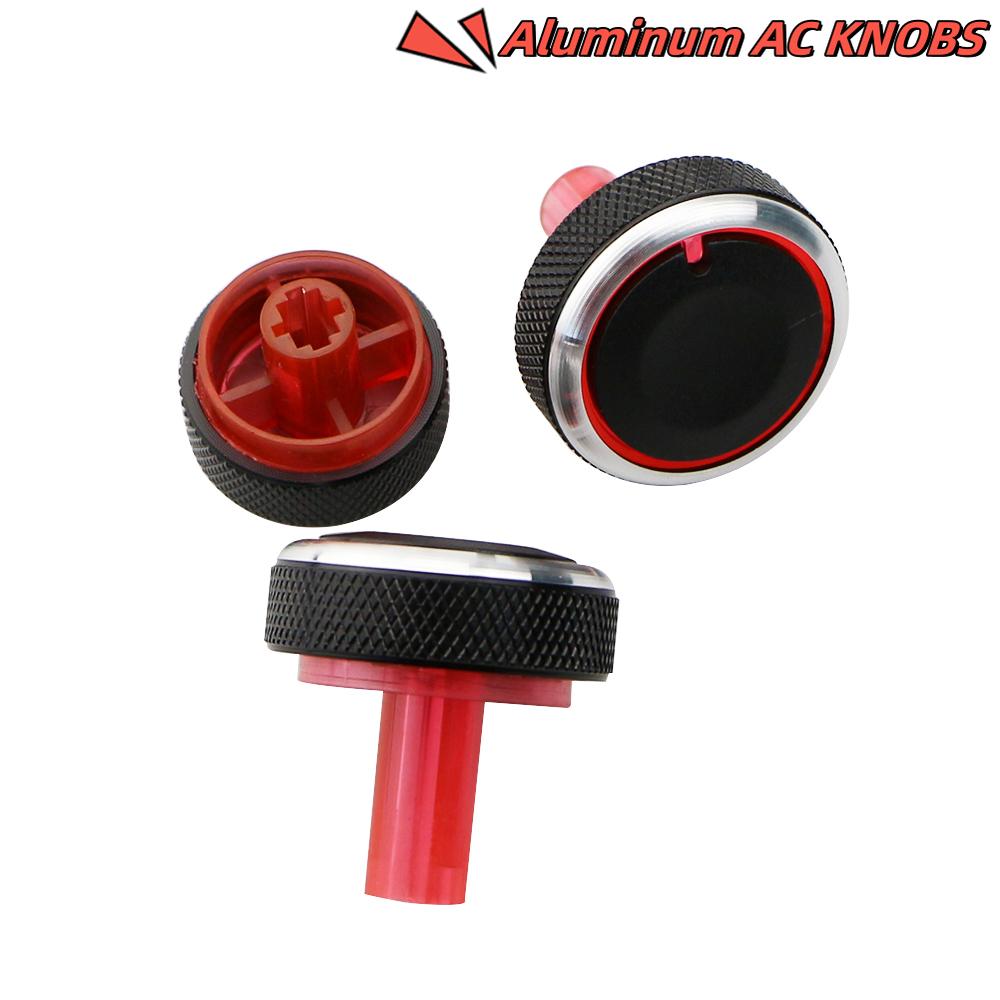 For Nissan New Sunny March Car A/C Knobs 3Pcs/Set Heater Control Switch Air Conditioning Knob Modification