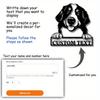 Einzigartige Berner Sennenhund Metall-Wandkunst, Personalisierbares Schild für Hundeliebhaber, Heimdekoration