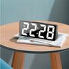 Modern LED Digital Alarm Clock with Temperature Display, Adjustable Brightness, 12/24H Format for Bedroom & Desktop Use
