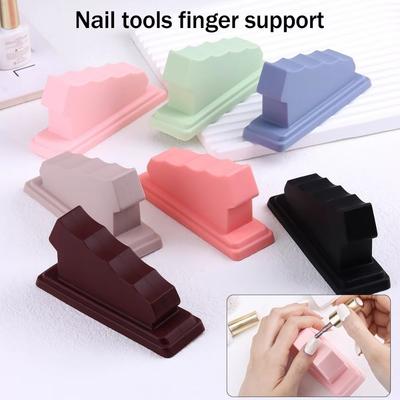 Silikon-Nagelkunst-Fingerstütze Robuster Fingerständer Nagelübungs-Assistentenmatte Für Nagelstudio