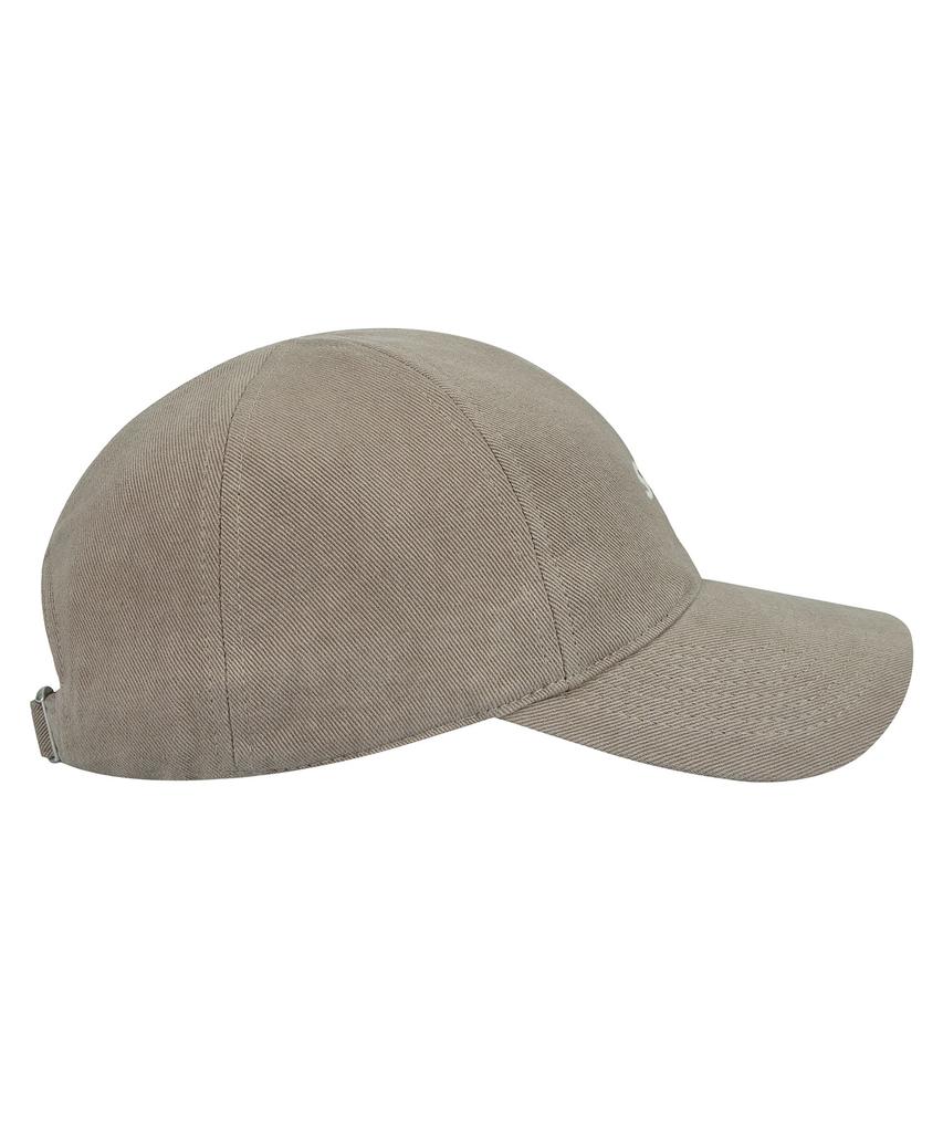 Sebseu Small Logo Twill Brown Ball Cap - Sand