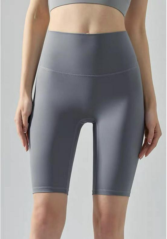 

Summer 26 High-Waisted Butt-Lifting Yoga Pants - Slimming, Elastic Sports Leggings M сірий колір