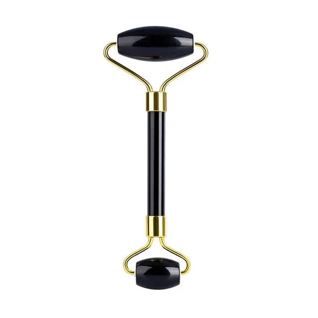 1Pc Black Obsidian Gua Sha Board Facial Massage Tool Scraping Jade Roller For Spa Acupuncture Therapy Trigger Point For Body