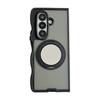 High Quality Foldable Mirror Bracket Magnetic Wave Phone Case TPU Shockproof Phone Case for Samsung Zfold 7 6 5 4