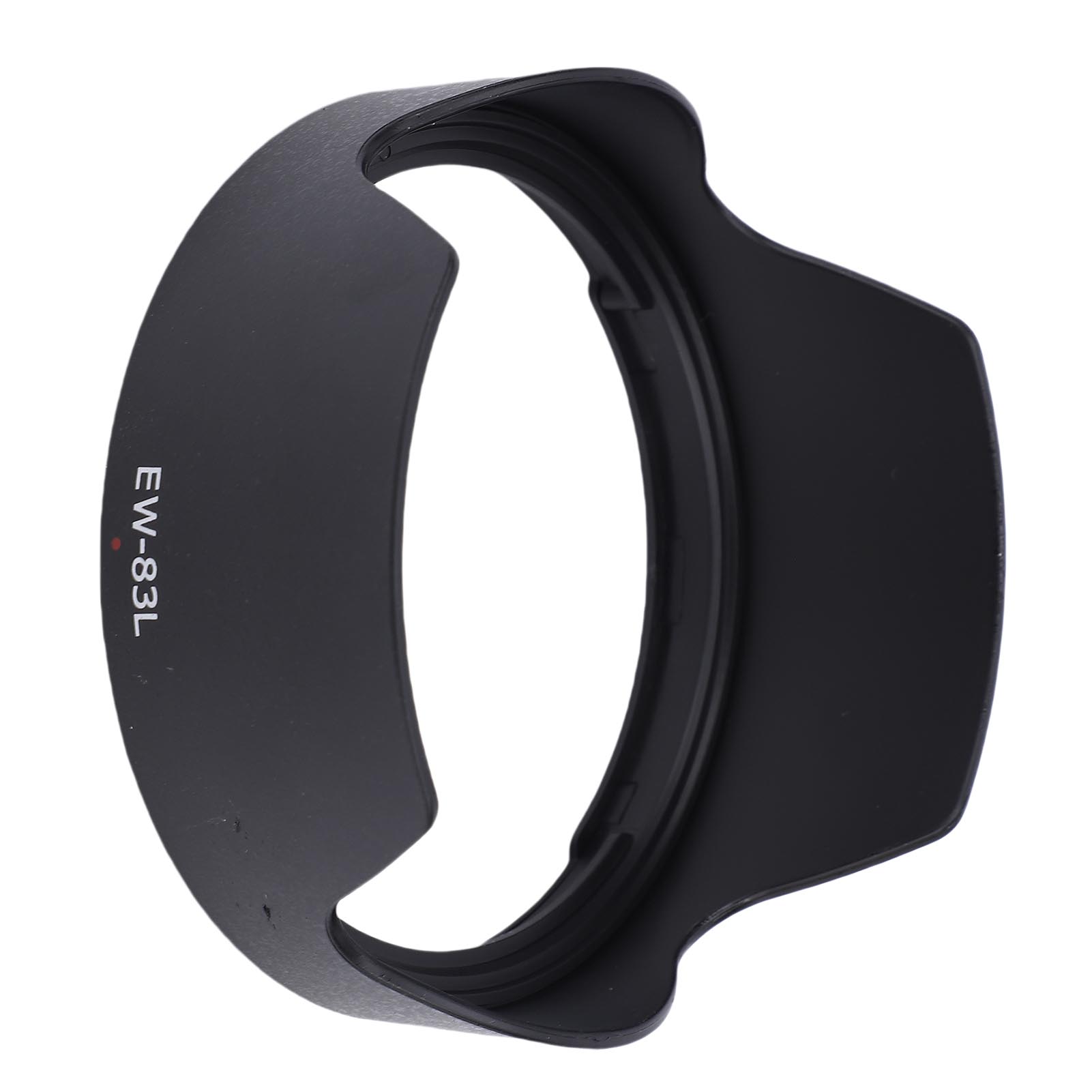 Lens Hood Fit for EF 24-70mm FCelsius4L IS USM Lens EW-83L ABS Camera Reversible Hood Shade
