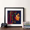 Full Square Drill Diamond Painting African Woman Handicraft 5D DIY Diamond Embroidery Cross Stitch Portrait Home Decor