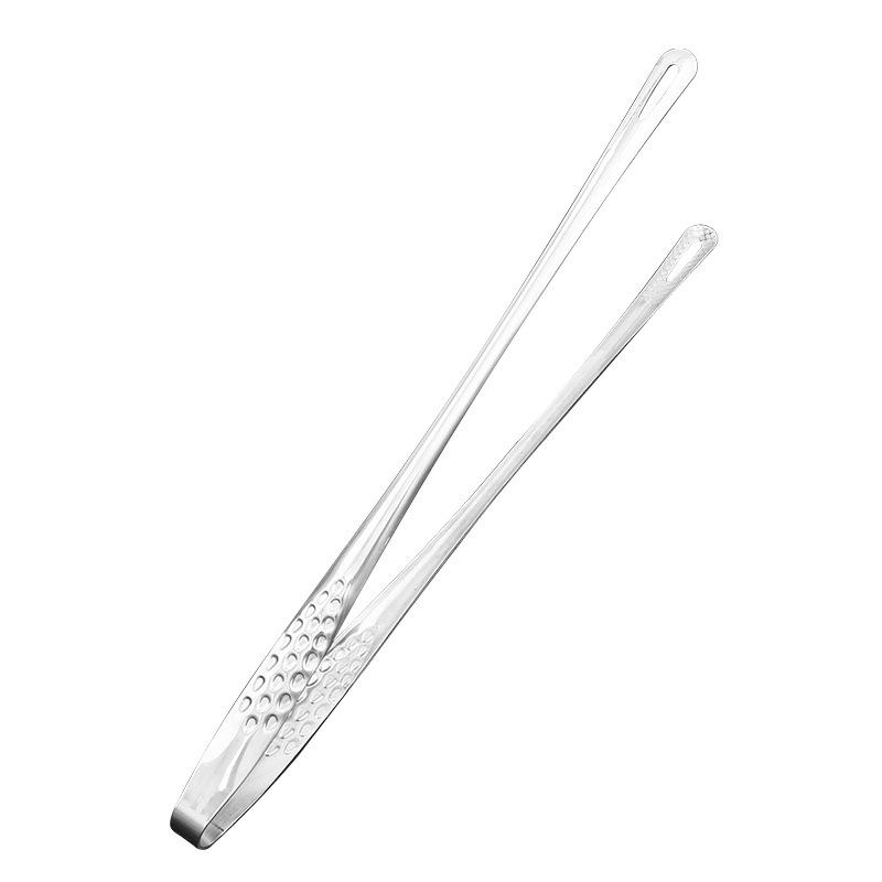 410 Stainless Steel Korean Barbecue Tongs for Steaks & Buffet