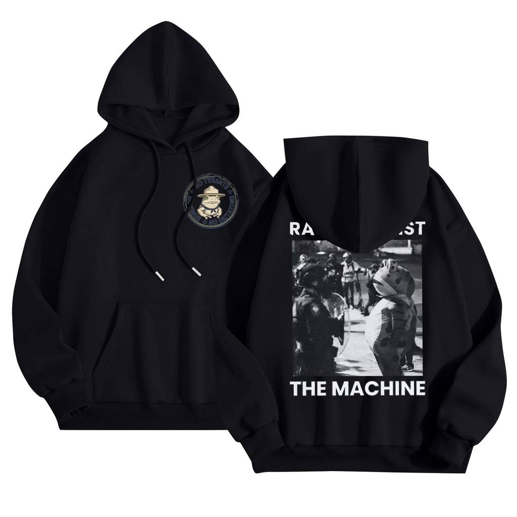 Ladies Fashion Casual Long Sleeve Printed Round Neck Hoodie Pullover Top