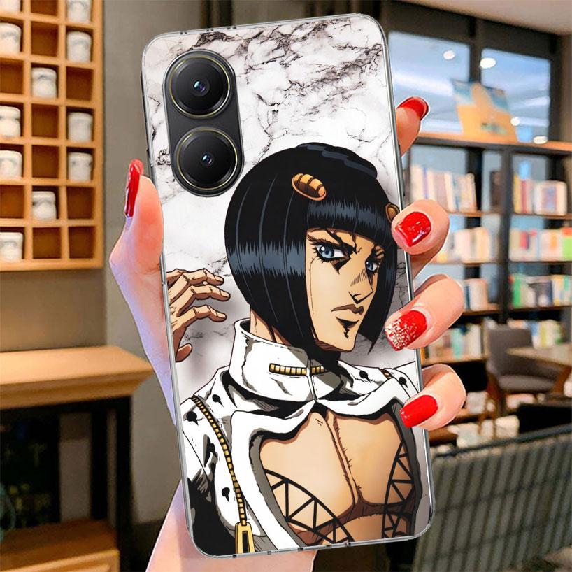 

JoJo Adventure Bruno Buccellati Phone Case For Xiaomi Poco F7 Ultra X7 X6 X5 Pro M7 Redmi 15C 15 13C 13 12C 12 10C 10 9A 9C 9T 9 Xiaomi Poco X6 Pro
