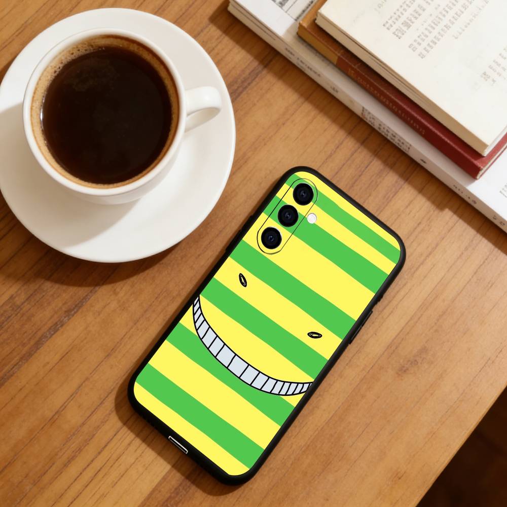 Anime A-Assassination Classroom-m Phone Case For Samsung Galaxy A73,A72,A71,A70,A53,A52,A51,Soft Silicone Black Cover