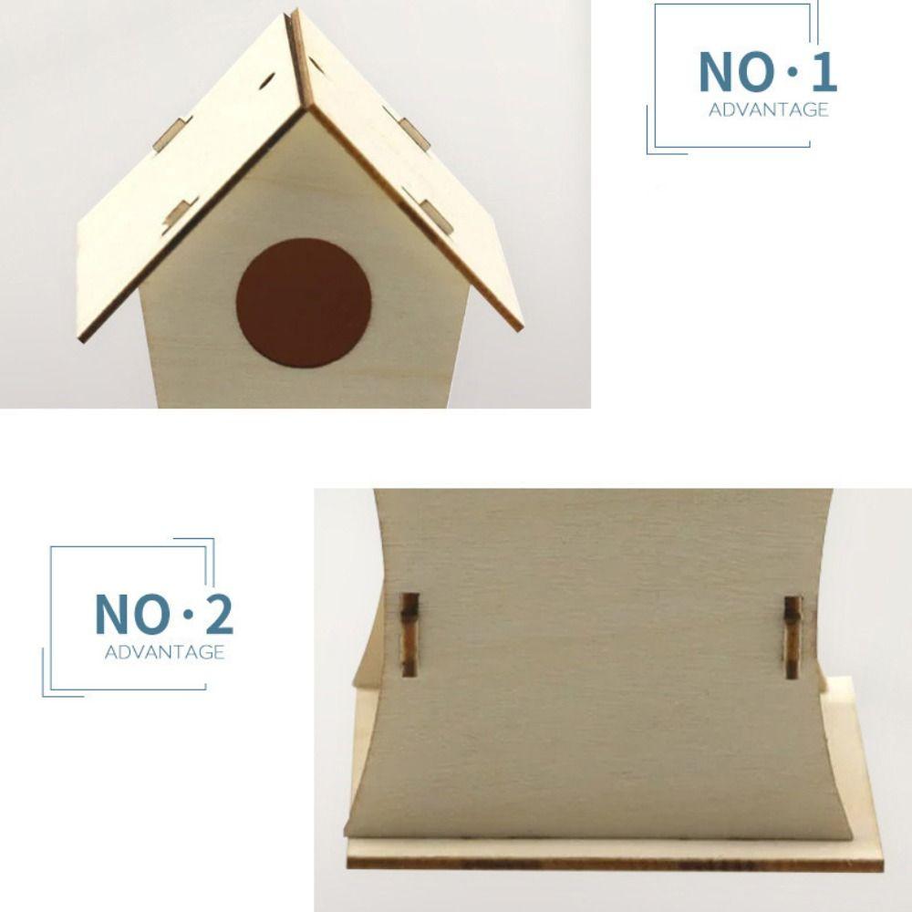 3pcs Minimalist Bird Nest Creative Bird Cage Home Crafts Bird House  Cave