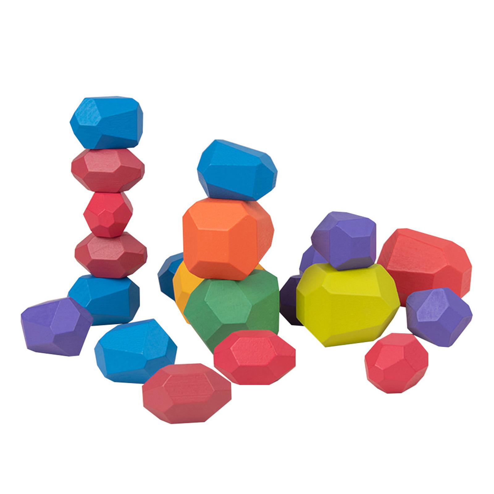 

(орхидея)Деревянный камень для детей, строительный блок, креативная игрушка, складывающаяся игра, Радужная игрушка One Size