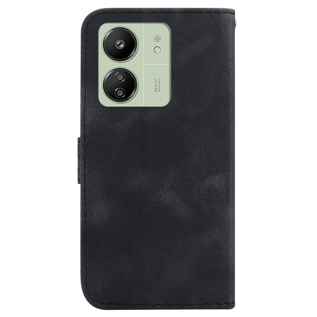 For Xiaomi Redmi 13C 4G/13C 5G/Poco C65 4G/Poco M6 5G/13R 5G Case PU Leather Wallet Stand Imprinted Phone Cover