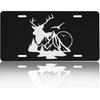 Front License Plate Cover – Aluminum Metal Car Accessory, Rust-Proof Novelty Vanity Tag Decor For Men & Women, 6X12 With 4 Holes - The World Map