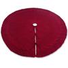 Large Round Base Christmas Tree Skirt 48 Inch, Xmas Tree Skirts For 6-8FT Decoration