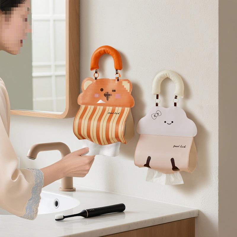 Waterproof Wall-Mounted Paper Towel Holder & Tissue Box Cover