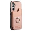 For Samsung Galaxy S25 Case with Card Holder Kickstand Leather + TPU + PC Phone Cover