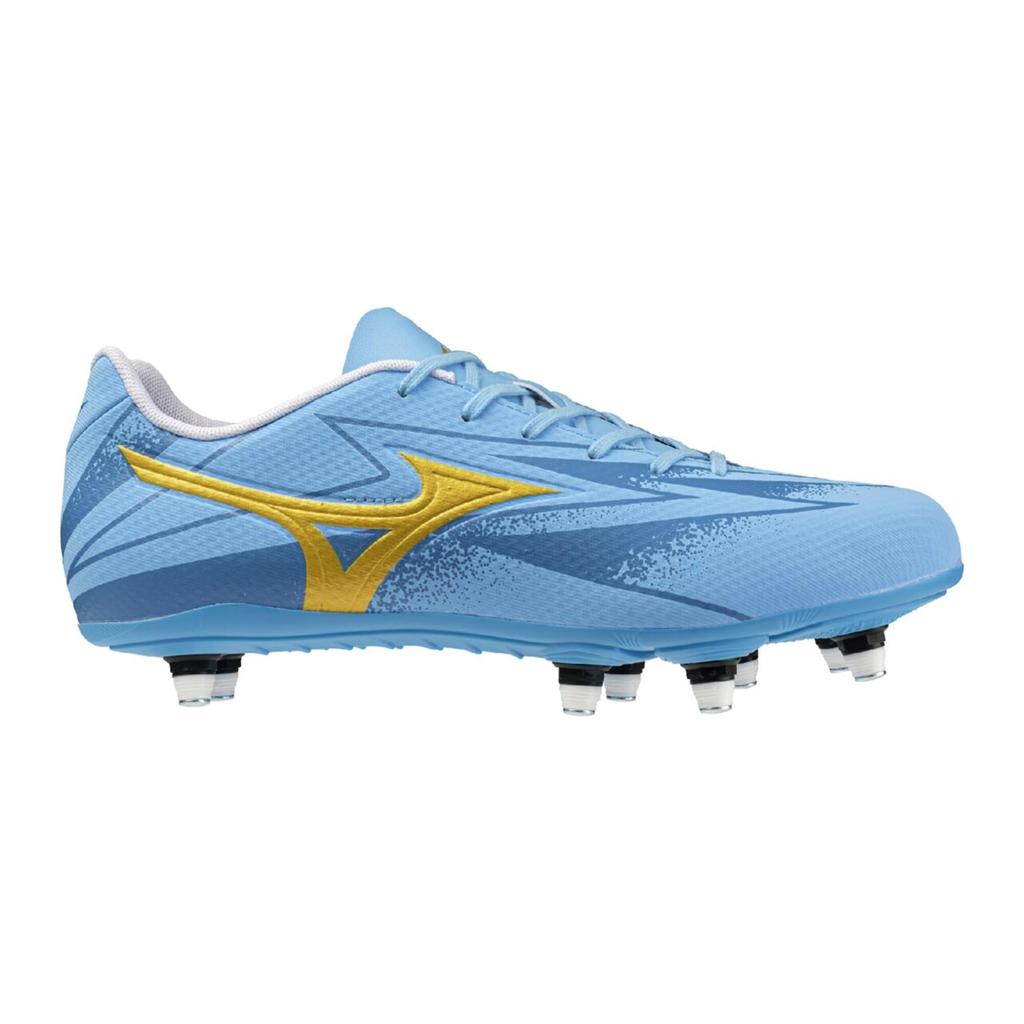 Mizuno Waitangi PRO Rugby Unity Sky Blue x Size 4E Shoes, Gold, 27.0 cm,