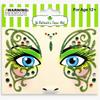 Glitter Face Art Stickers, Self-Adhesive Face Decor Decals for Halloween, Carnival, Festival and Party Makeup