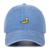 Adjustable Baseball Hat Banana Embroidered Sun Protection Hat Fashion Duck Tongue Hat  Outdoor