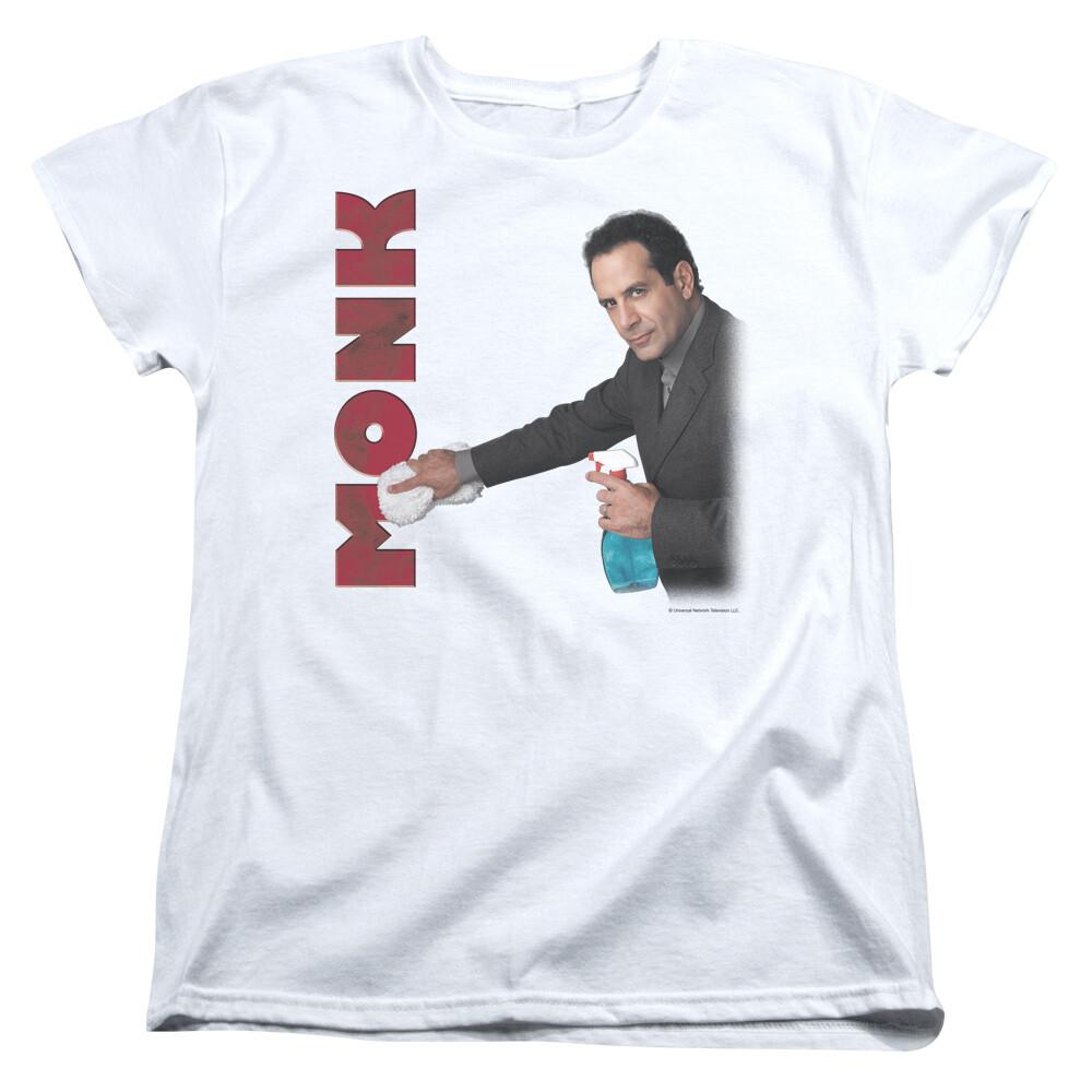 Monk  Clean Up  Women s T-Shirt Unisex T-Shirt S