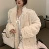 Lamb wool coat women's high-end retro wool coat top autumn and winter tide