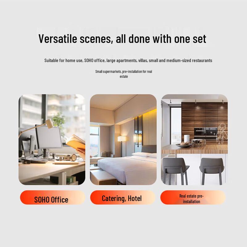 H3C Whole Home Wi-Fi 6 Mesh System with Panel APs (CN Version)