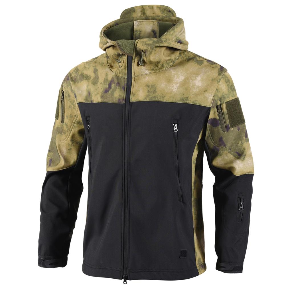 Hiking Camping Climbing Skiing Pants Waterproof Jackets Male Hood Coat Combat Fishing Men Winter SoftShell Tactical
