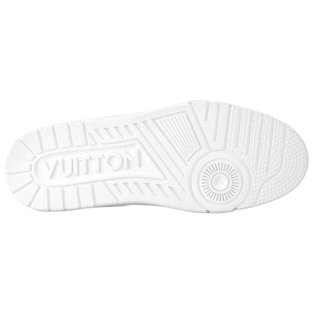Louis Vuitton Trainer Leather Low Top Skateboard Shoes Women's White 1AC29O