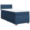 Maison Exclusive - Sommier à lattes de lit avec matelas Bleu 90x200 cm Tissu