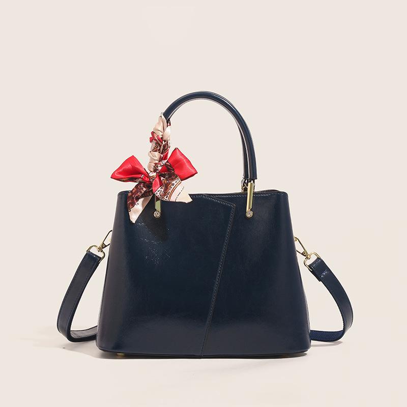Tasche Vintage Mode Handtasche Rot Brauttasche Leichter Luxus Große Kapazität Mittleren Alters Damen Tasche Muttertasche