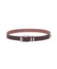 Akesi Dual Square Leather Belt_Brown