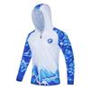 Men's zipper fishing suit, 2024 trendy hooded fishing suit, colorful quick-dry sun-protection fishing shirt