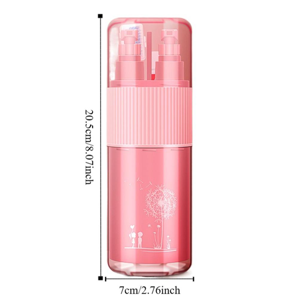 Lightweight Multifunction Toothpaste Cup Shampoo Storage Compact Plastic Storage Bottle Plastic Leak-proof Portable Travel Cup