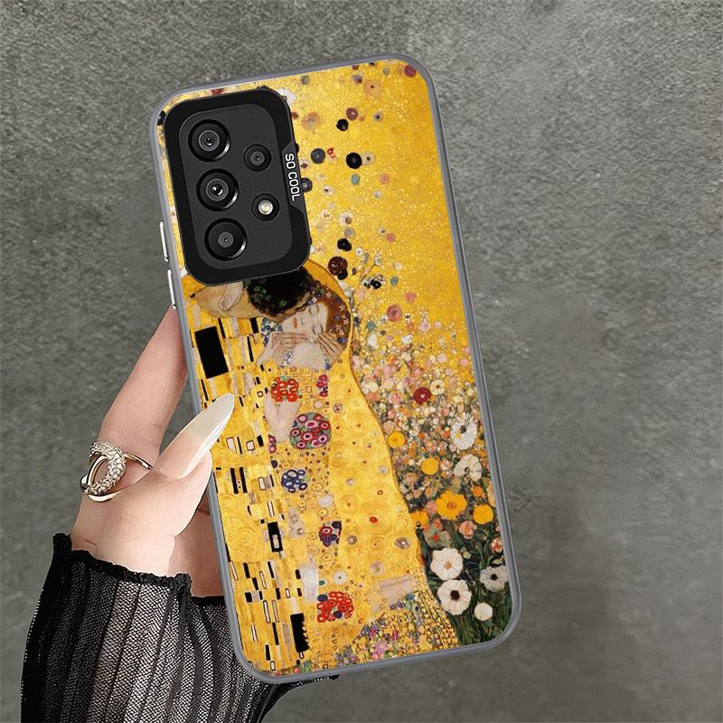 Kiss By Gustav Klimt Art Soft Phone Case for Samsung A17 A16 A15 A14 A13 A57 A56 A55 A54 A53 A37 A36 A35 A34 A33 A26 A25 A24 A23