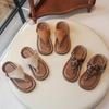 Korean Style 2026 Kids Flip-Flops: Summer Beach Thong Sandals for Boys and Girls
